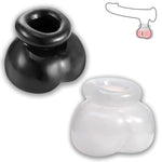 Silicone Testicle Toys Stretcher Testicle Crusher Cbt Cock And Ball Torture Male Chastity Devices Bdsm Chastity For Men Scrotum Bondage Gear Scrotal Sex Restraints Set 2 Pcs