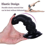 5.5 Inches Realistic Dildo for Beginners, Anal Dildos Lifelike Fake Penis for Women/Men/Gay, Adult Sex Toys for G spot Stimulator Anal Plug Training Sets (Black)