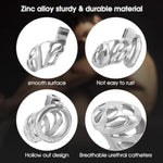 Chastity Cock Cage Device For Men - Zinc Alloy Hidden Lock Chastity Cage With 3 Active Rings & Keys Adult Sex Toys Male Penis Exercise And Abstinence (Silvery)