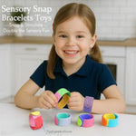 Sensory Slap Bracelets For Kids Teens,6Pcs Fidget Toys Snap Bracelets For Stress Anxiety Autistic Adhd,Calm Down Classroom Travel Essentials Toys,Stuffers Gifts For Kids Boys Girls