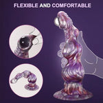 10Inch Fantasy Dragon Dildo with Strong Suction Cup and Large Knots for GSpot & Anal Play