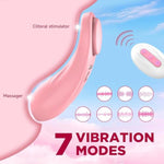Remote Control Vibrator For Mini Panties With Magnetic Clip, Adult Sex Toys For Women With 7 Vibration Modes, Waterproof Wearable Panty Vibrator For Couples, Female Mini Clitoral Vibrator