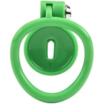 Male Chastity Device Tease Locked Cock Cage Penis Exercise For Men (Green)