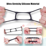 4Pcs Silicone Cock Ring Set With Ball Stretcher Different Size Penis Rings Kit Combination For Erection Enhancing, Male Cock Sleeve Penis Enlargement Stretchy Adult Sex Toys For Men Couples