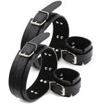 Sex Bondage Handcuffs Legs Restraints Sex Set Tie Thighs With O-Ring Ankle Restraints Bdsm Restraint Set With Handcuffs Ankle Restraints Sm Fetish Erotic Handcuffs Sex Toys For Couples