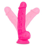 Neo - 7.5" Realistic Dildo With Balls Luxury Sensa Feel Dual Density - Life Like Penis Feel Sculpted 1.5" Thick Shaft - Strap On Compatible Strong Suction Cup For Hands Free Play