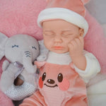 Girl 12 Inch, Full Silicone Baby Doll, Reborn Baby Dolls Silicone Full Body, Sleeping Position Newborn, Not Vinyl