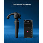 Domi 2 Classic Wand Vibrator Accessories, Clitoral G Spot Stimulator For Women With App Remote Control Toys, Anal Massager Sex Toy For Female