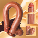 22.64 Inch Super Long Dildo Huge Giant Dildo For Deepest Sex,Realistic Big Thick Anal Dildo With Small Glans,Soft Flexible Strap On Dildo With Strong Suction Cup Large Dildo Sex Toys For Women Men Gay