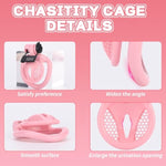 Inverted Negative Flat Chastity Cage Small Male Chastity Device Lock Design Plastic Penis Cage For Men Bdsm Penis Cage Sex Toys For Couples (Wx1)
