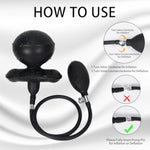 Inflatable Mouth Plug Sex Toy, Mouth Gag For Bondage Play, Adjustable Ball Gag For Couples, Adult Bdsm Adjustable Strap On Mouth Gag For Sm