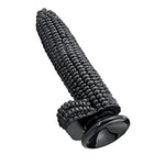 G-Spot Massage Dildo, 8.26 Inch Novelties Vegetable Penis, Big Realistic Cock With Suction Cup And Big Bumps, Fetish Adult Sex Toy For G-Spot P-Spot Stimulation (Black)