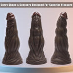 7.3" Realistic Soft Anal Plug Huge Monster Dildo Sex Toy, Large Butt Plug With Suction Cup For Hands-Free Play, Xl Anal Stretcher Dragon Dildo For Experienced