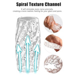 Male Masterburbatar Portable Male Masturbator Cup For Adult Sex Toy, Manual Sucking Insertion Masturbators, Open Ended Transparent Blowjob Pocket Pussy, Penis Training Sex Toy With Spiral Tunnel