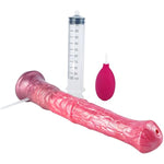 Multi Color Silicone Soft Big Long Horse Dildo Squirting Dildo Anal Plug Optional Size With Suction Base (S)