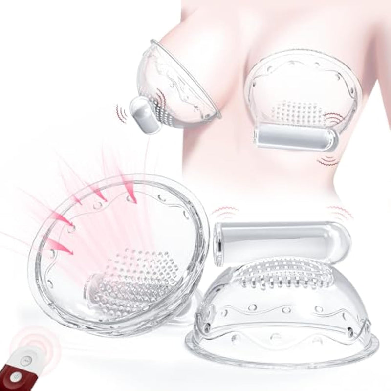 Nipple Toys Vibrator Sex Toys, Remote Control Vibrator Adjustable Nipple Clamps Massager With 10 Powerful Modes, Bdsm Sucking Toys Rechargeable Vibrating Nipple Clips For Women Couples Pleasure