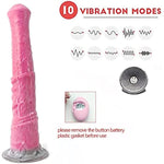Realistic Long Horse Dildo Vibration Dildo Vibrator, 11Inch Vibrating Silicone Vibrator With Suction Cup Rechargable Vibrator Adult Sex Toy For Women Men Anal Plug
