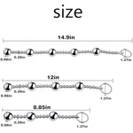 Adult Sensory Toys Expanding Butt Toys With Anal Beads 25Mm Stainless Steel Anales Plug For Men Women Sm Anal Sex Toy (3Balls)
