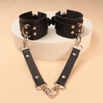 Restraint Kit With Handcuffs & Foot Cuffs - Bed Ties For Couples Beginners