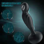Electric Shock Anal Butt Plug, Estim Anal Vibrators Male Sex Toy With 3 Electric Shock & 10 Wriggling Rotating Vibrating Modes, Remote Control Prostate Massager Anal Plug Toys For Men Gay Women
