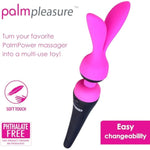 Palmpleasure Silicone Attachment Heads 2-Pack – Designed For External Stimulation, Soft Touch Silicone, Versatile Shapes, Compatible With Massagers