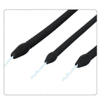 Thread Urethral Sounds Adult Sex Toy Silicone Penis Plug Urethral Dilator Set For Advanced Player Dilator Prostate(Black,6Mm)
