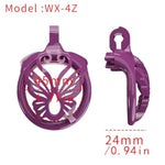 Sissy Chastity Cage For Men Pink Chastity Devices Lock Design Small Chastity Cage Male Penis Cage Cock Cage Bdsm Toys For Couples Sex (Purple,Wx-4)
