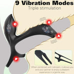 Penis Vibrator Male Sex Toys, 2 Vibrating Motor Male Masturbator With 10 Vibrating Modes, Adult Toy Strokers Penis Trainer With 360° Raised Grains Stimulation Adult Sex Toys For Men