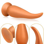 Ultral Soft Anal Trainer Anal Plugs Anal Butt Plug Sex Toys Flexible Anus Dilator Anal Plug Adult Sex Toys For Men Women Masturbation G-Spot Stimulator Butt Plugs Dildo (L)