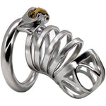 Male Breathable Chastity Cage Stainless Steel Device Belt Urethral Tube Bondage Fetish (50Mm)