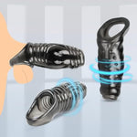 2Pcs Silicone Cock Sleeve Penis Enlargement Sleeves Erection Enhancing Men Adult Sex Toys For Couples