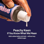 Hello Peaches & Cream Flavored Lube - Water-Based Personal Lubricant - Vegan, Sugar-Free, Gluten-Free - Easy Clean-Up - For Men, Women, And Couples, 8 Fl Oz