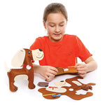 2 Pack Dog Cushion Sewing Kits for Kids, Beginner Arts & Crafts Project