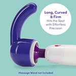 G-Spot Pleaser Magic Wand Attachment - Soft Plastic - Waterproof & Flexible