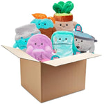 Large 7.5" Mystery 3 Pack Blind Box Weighted Sensory Plush - Officially Licensed - Soft, Fuzzy, Cute Emotional Support Stuffed Animal Toy - Stocking Stuffer Gift For Kids, Boys & Girls