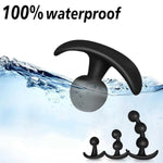 Silicone Anal Beads, Built-In Activity Ball Butt Plugs With Curved Base For Anus Stimulation, Massage Anal Trainer Anal Plug For Men Women And Couples (1 Anal Bead)
