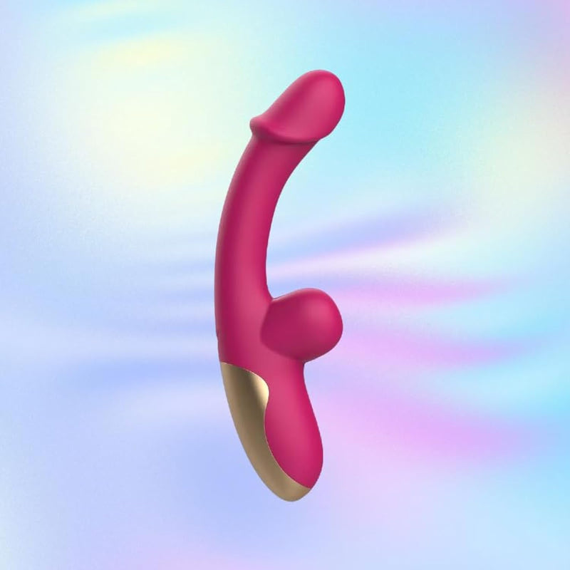 Powerful G-Spot Vibrator, 10 Vibration Modes, Clitoral & G-Spot Stimulation, Ipx6 Waterproof, Cranberry
