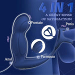 Prostate Massager Anal Dildo Vibrator Anal Toys With Penis Ring, App Remote Control Vibrating Anal Butt Plug With 9 Vibrating & Swing Modes, Male Sex Toys For P Spot Massager, Adult Sex Toys For Men