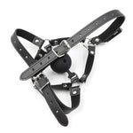 Ball Gag Silicone And Nose Hook Sex Things For Couples Kinky Bondage Gear & Accessories Chastity Cage Adjustable Belt Bdsm Sex Toy (45Mm,Black)