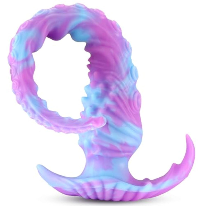 Extra Long Dildo Huge Anal Plug 17.7 Inch Anal Adult Toys, Monster Fantasy Knot Dildos Bringing Deep Pleasure Soft Liquid Silicone Butt Plug, G-Spot Stimulation And Prostate Orgasm Sex Toys Unisex