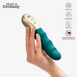 Stronic Petite Vibrating Dildo for Women, Men, and Couples - Deep Sea Blue