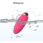 Bullet Vibrator Wearable Egg Vibrator Remote Control G-Spot Clitoris Stimulation Soft Silicone Rechargeable Waterproof 10 Vibration Modes Adult Sex Toy For Women And Couples