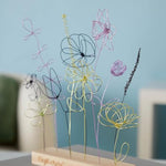 Wire Flower Making Kit with Tool, Guide & Display Stand for Teens & Adults