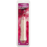 Doc Johnson The Naturals - 8 Inch Heavy Veined Vibrating Dong - 8.4 in. Long and 2.3 in. Wide - Twist Bottom To Control Vibration Speed - Dildo - White