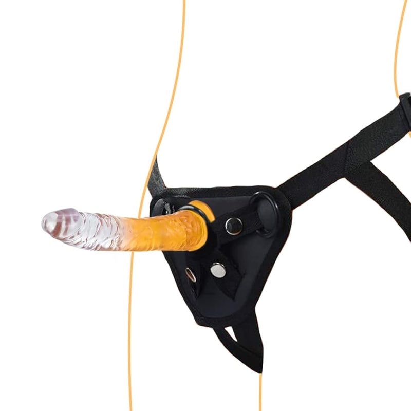 Strap-On Dildos Wearable Harness Realistic G Spot Dildo Anal Butt Plug With Strong Suction Cup Prostate Massager For Women Lesbian