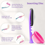 Menstrual Cup Applicator, Menstrual Disc, Period Cup Applicator