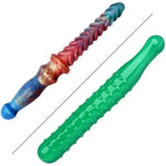 Large Real Dildo Liquid Silicone Double Ended Dildo & 9.64 Inch G-Spot Stimulation Dildos Tpe Cucumber Dildo With Textured Pellets