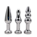 Sex Toy Anal Beads Stainless Steel Butt Plug Prostate Massager With Safe Pull Ring Unisex G Spot Anal Sex Toy For Couples A