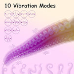 Tentacle Dildo Vibrator For Women,9 In Monster Dildo G Spot Vibrator With 10 Vibration Modes,Silicone Dildo Sex Toy With Strong Suction Cup For Clitoral Vaginal Anal Stimulation