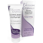 Blossom Lube Organics Personal Lubricant for Women 4 Fl Oz - pH Balanced, Non-Irritating, Water Based Personal Lubricant, Free of Harsh Ingredients, Toy Friendly